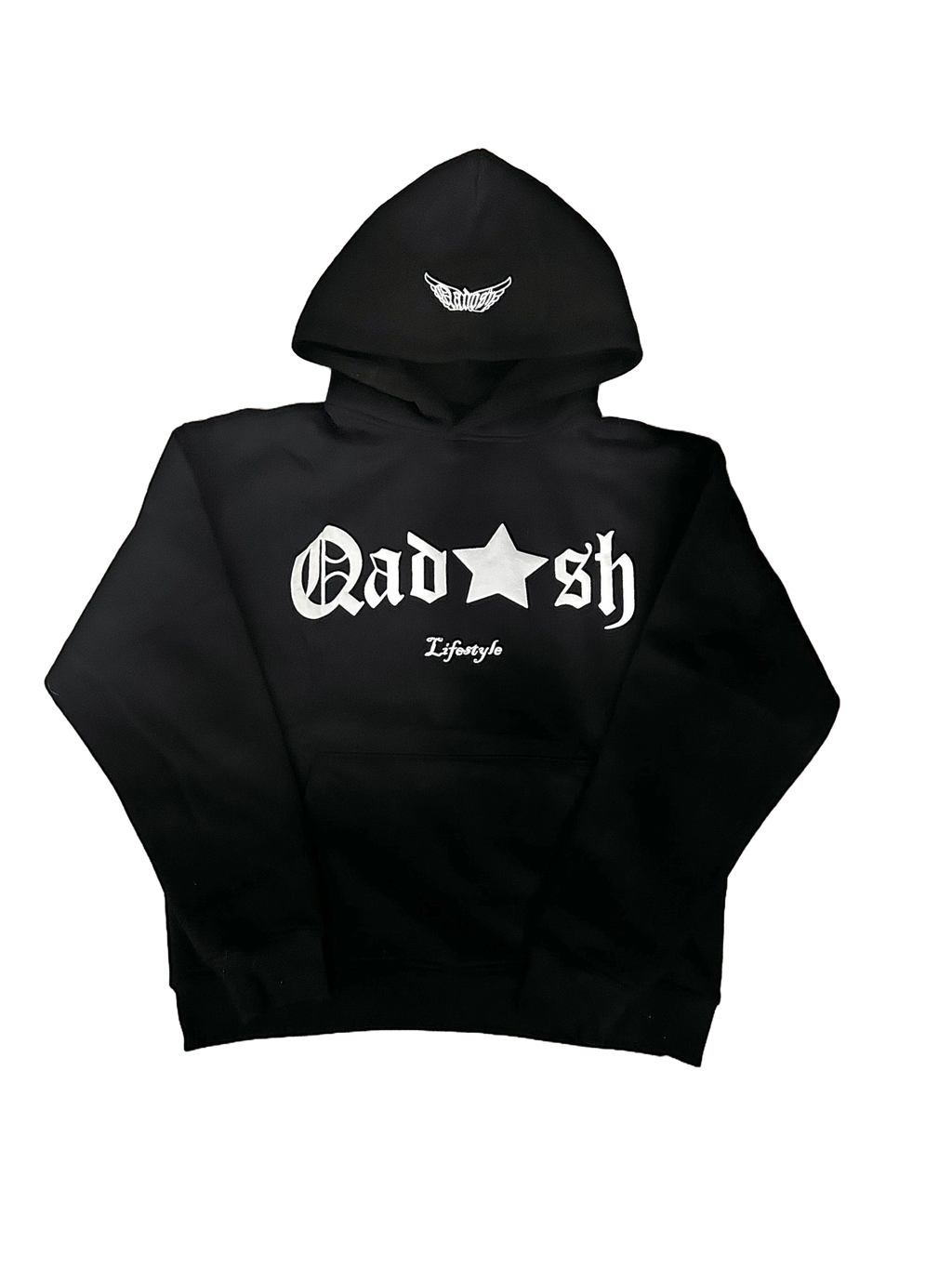 Qadosh Black Hoodie