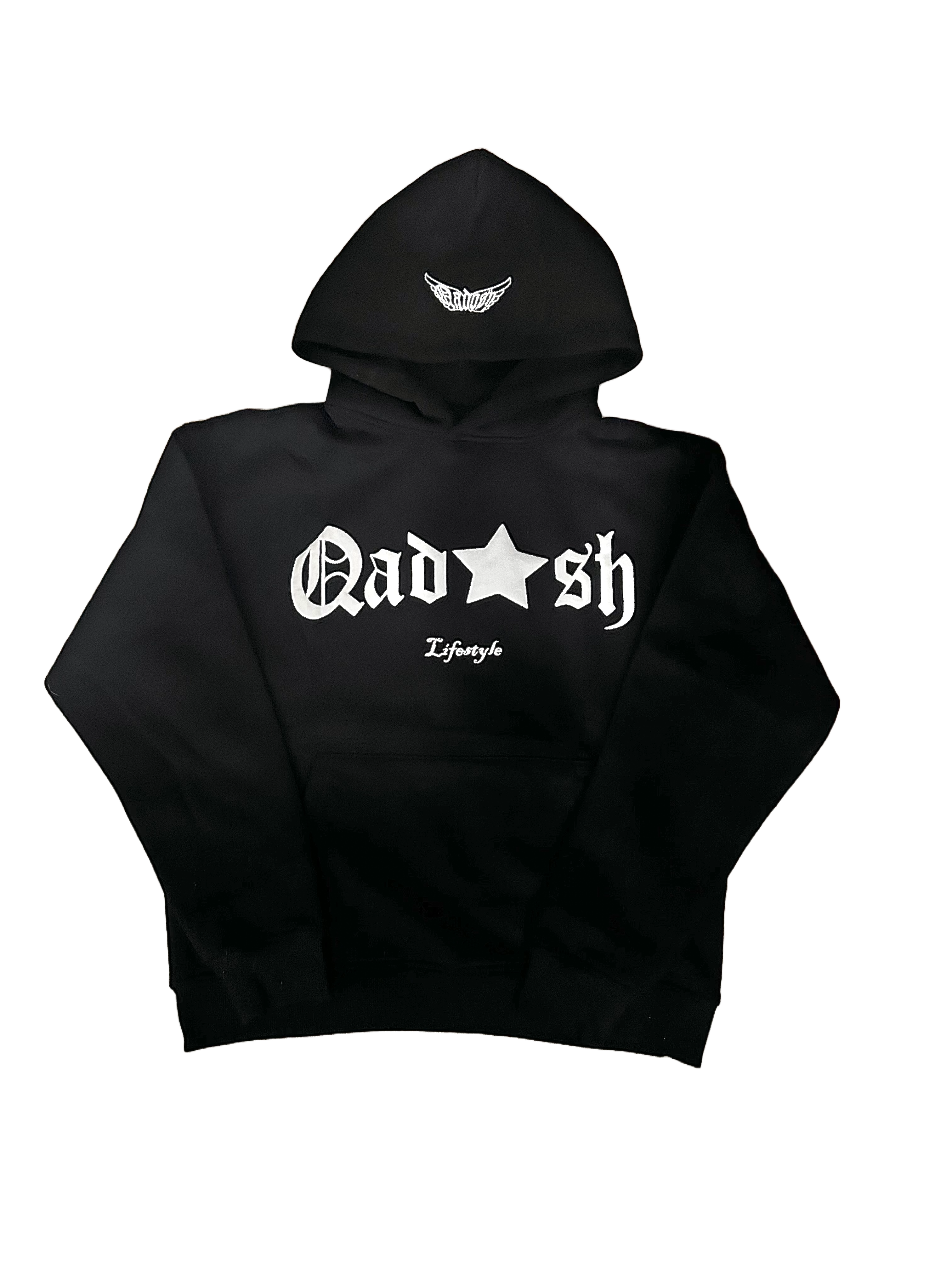 Qadosh Black Hoodie