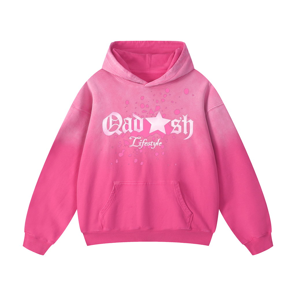 Valentine Pink Qadosh Hoodie